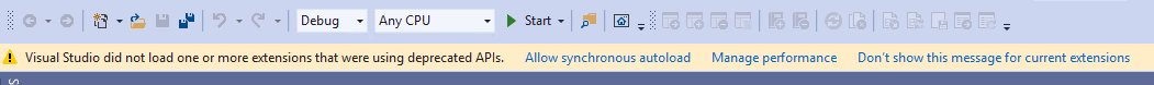 Einrichtung in Visual Studio 2019