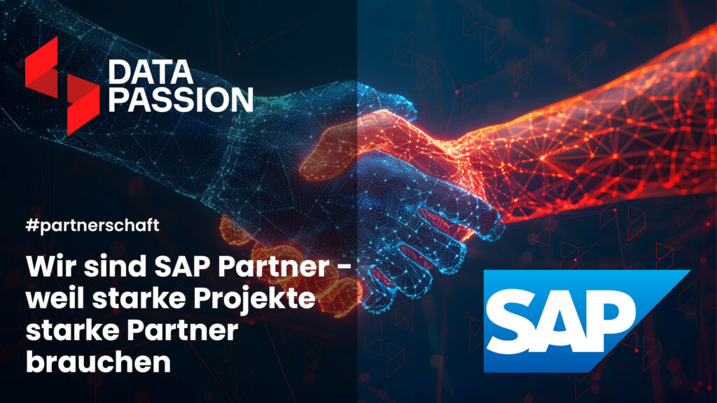 Handshake aus vernetzten Datenstrukturen – DATA Passion ist Mitglied im SAP PartnerEdge Programm